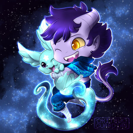 Chibi Kit and Gemini Chibi Kit and Gemini